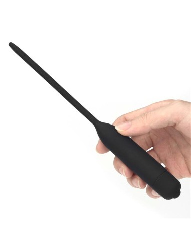 Dilatador de Uretra con Vibracion Negro
