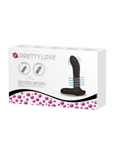 Estimulador Anal con Bolas Internas y Rotacion