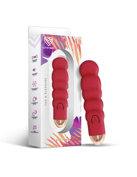 Ewon Estimulador 10 Velocidades Rust Red Ewon Estimulador 10 Velocidades Rust Red