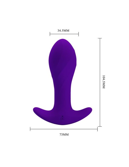Estimulador Anal con Vibracion Purpura Estimulador Anal con Vibracion Purpura