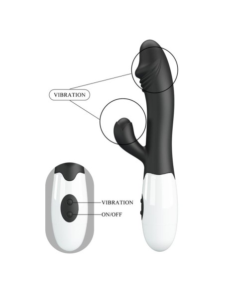 Vibrador Snappy 30 funciones Negro