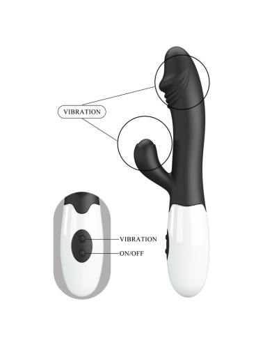 Vibrador Snappy 30 funciones Negro