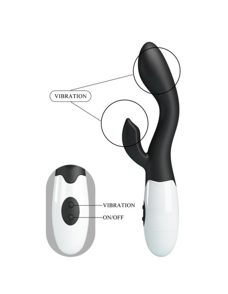Vibrador Brighty 30 funciones Negro