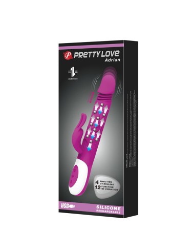 Vibrador con Bolas Rolling y Movimiento Up and Down Adrian