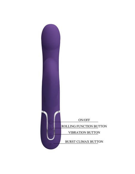 Zalin Rolling Vibrador con Bolas Rotatorias USB Zalin Rolling Vibrador con Bolas Rotatorias USB