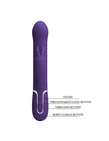 Coale Vibrador con Thursting y Bolas Rotatorias