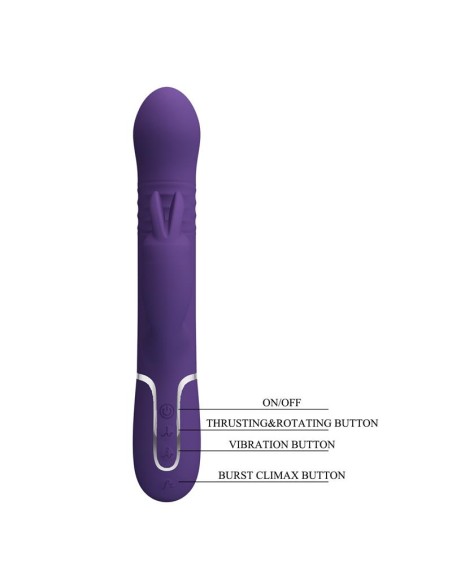 Coale Vibrador con Thursting y Bolas Rotatorias