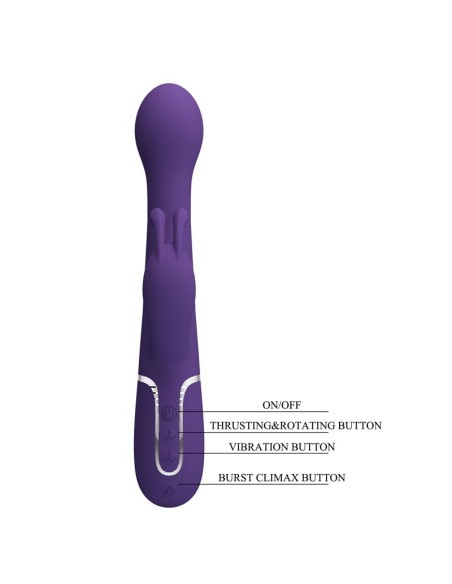 Dejon Vibrador con Thursting y Rotacion Twinkled