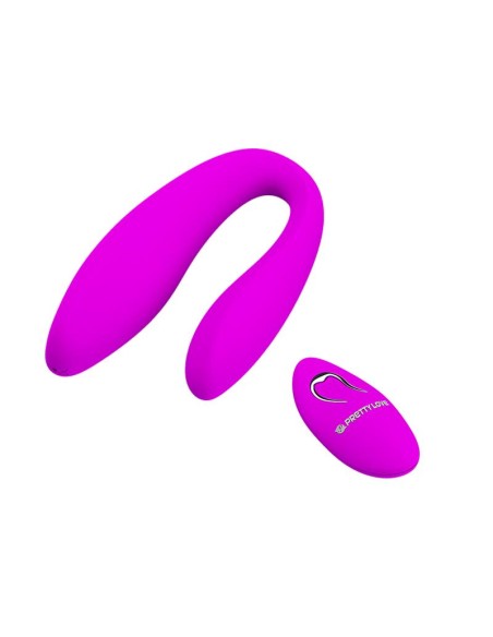 Estimulador de Parejas Control Remoto Rosa Estimulador de Parejas Control Remoto Rosa