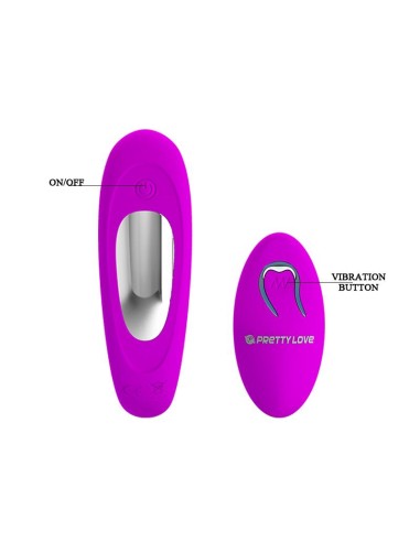 Estimulador de Parejas Control Remoto Rosa