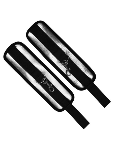 Esposas Velcro Negro y Plateado Esposas Velcro Negro y Plateado