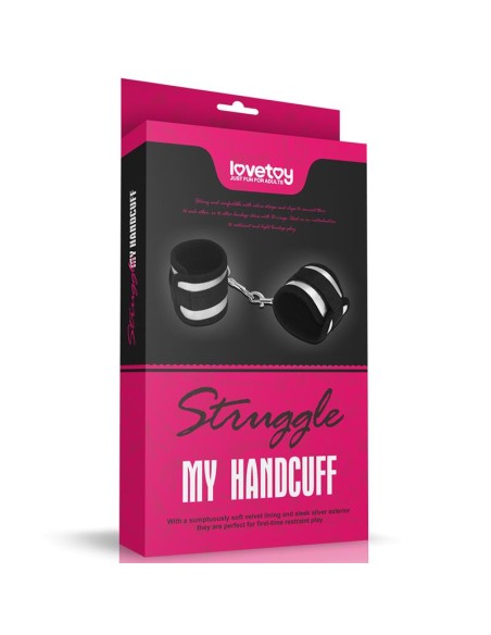 Esposas Velcro Negro y Plateado Esposas Velcro Negro y Plateado