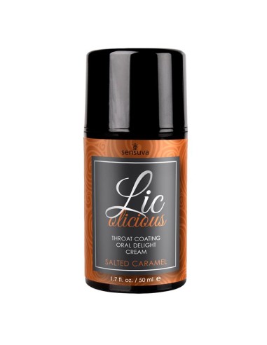 Lic o licius Crema Desensibilizante para la Garganta Caramelo Salado 50m