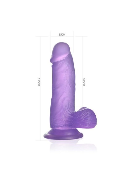 Dildo Jelly Studs 6 Purpura Dildo Jelly Studs 6 Purpura