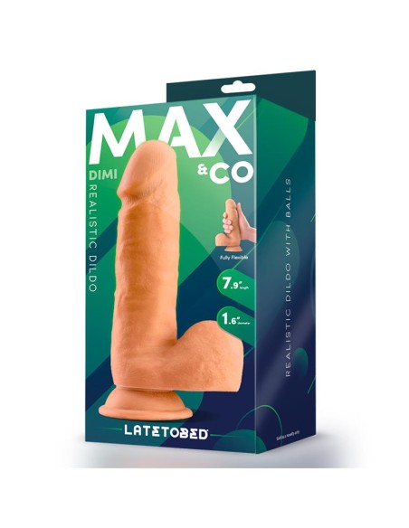 Dimi Dildo Realista con Testiculos 79 Natural Dimi Dildo Realista con Testiculos 79 Natural