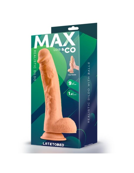 Lois Dildo Realista con Testiculos 91 Natural Lois Dildo Realista con Testiculos 91 Natural