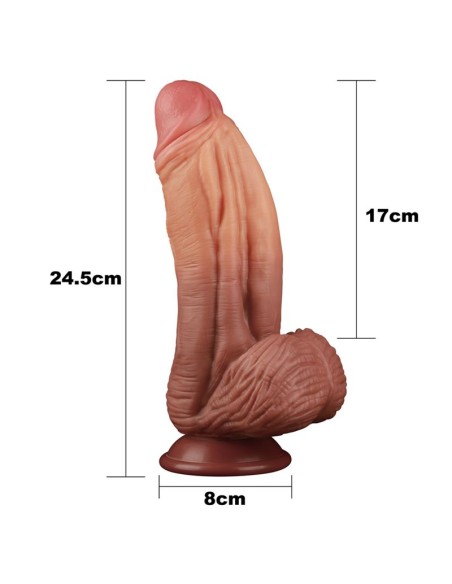 Dildo Nature King 10 Dual Layer