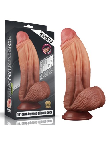 Dildo Nature King 10 Dual Layer
