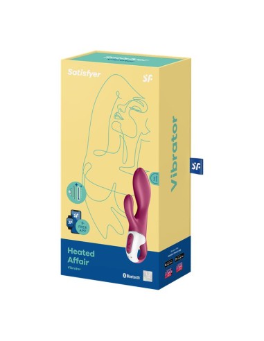 Heated Affair Vibrador con Funcion de Calor Punto G USB Silicona