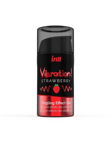 Vibrador Liquido Efecto Calor Aroma Fresa 15 ml