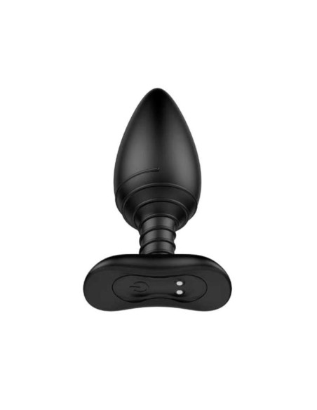 Asher Plug Anal con Control Remoto USB Magnetico Negro