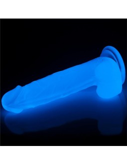 Dildo Lumino 75 Luz Azul 2