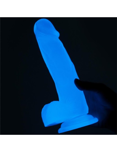 Dildo Lumino 75 Luz Azul