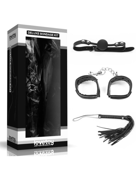 Kit Bondage Deluxe Negro Kit Bondage Deluxe Negro