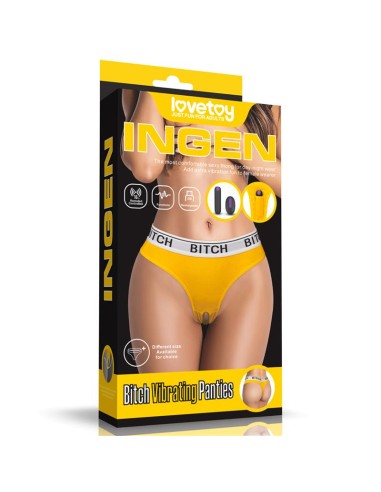 Braguita Abierta con Bala Vibradora y Control Remoto Talla L