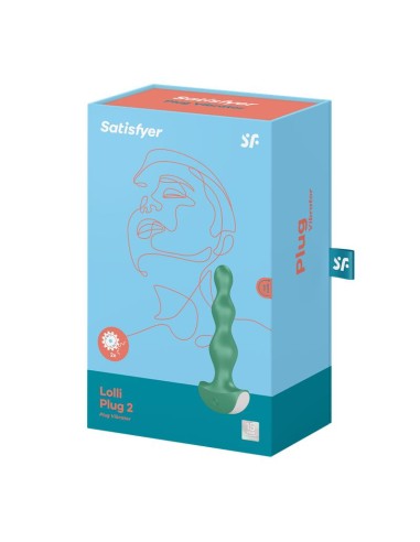 Plug Anal con Vibracion Lolli Plug 2 Verde