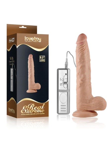 Dildo Real Extreme con Vibracion 95 Natural