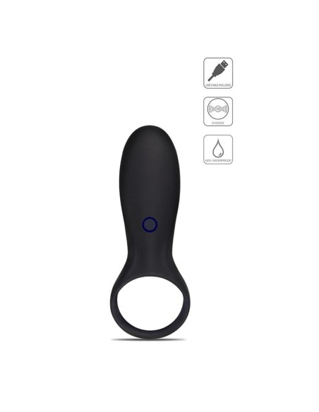Anillo para el Pene iJoy Stamina Ring USB Negro