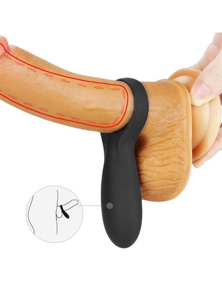 Anillo para el Pene iJoy Stamina Ring USB Negro