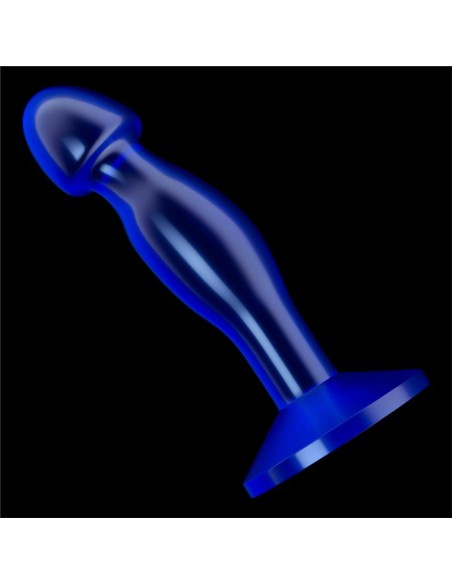 Plug Anal Flawless Azul Transparente 65