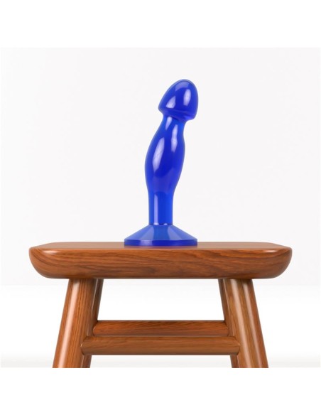 Plug Anal Flawless Azul Transparente 65