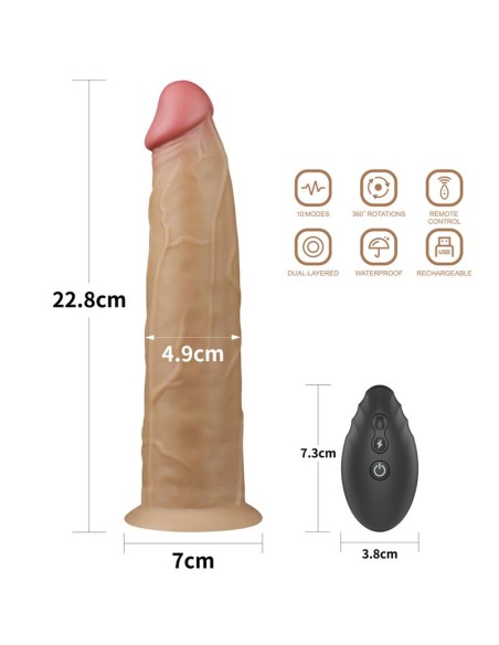 Vibrador con Rotacion Doble Capa 9 Vibrador con Rotacion Doble Capa 9