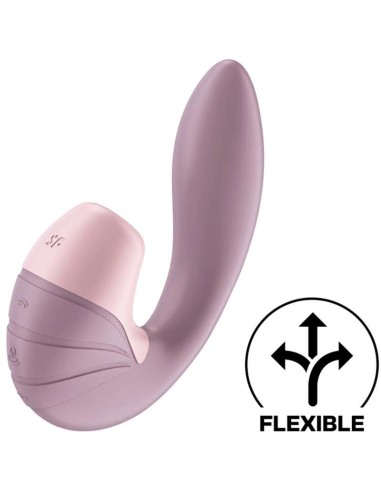 Supernova Old Rose Succionador y Vibrador Super Flexible USB