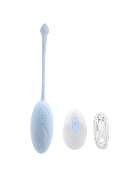 Huevo Vibrador con Control Remoto Azul