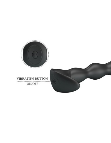 Yale Plug Anal con Vibracion Negro