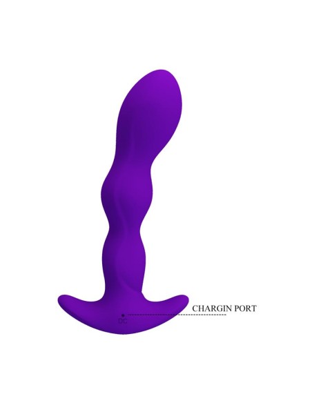 Yale Plug Anal con Vibracion Purpura