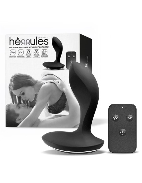 Masajeador Prostatico con Electro Shock y Vibracion con Control Remoto