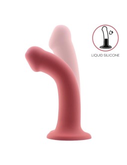 Bouncy Dildo Silicona Liquida Hiper Flexible 75 19 cm Talla L Burgundy 2