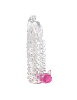 Funda para el Pene con Vibracion Transparente