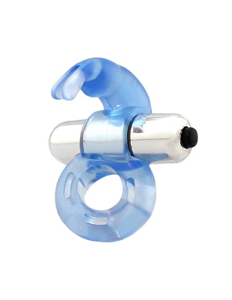 Firey Anillo Vibrador con Conejito Azul Firey Anillo Vibrador con Conejito Azul