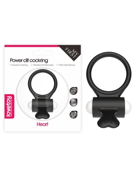 Anillo Vibrador Power Clit Negro Anillo Vibrador Power Clit Negro