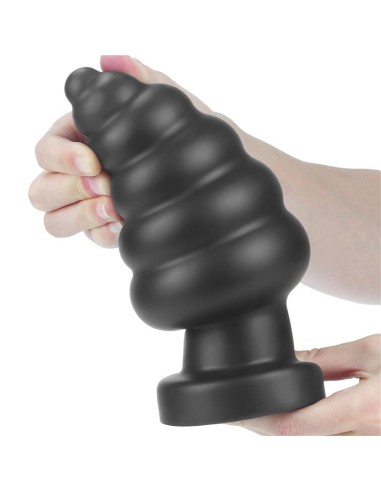 Plug Anal con Vibracion King Sized 7 Negro