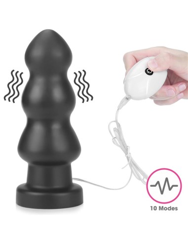 Plug Anal con Vibracion King Sized 78 Negro