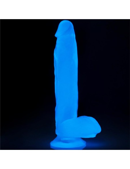 Dildo Lumino 10 Luz Azul Dildo Lumino 10 Luz Azul