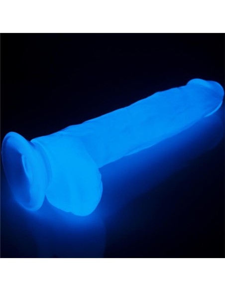 Dildo Lumino 10 Luz Azul Dildo Lumino 10 Luz Azul