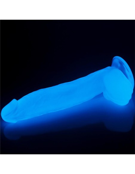 Dildo Lumino 10 Luz Azul Dildo Lumino 10 Luz Azul